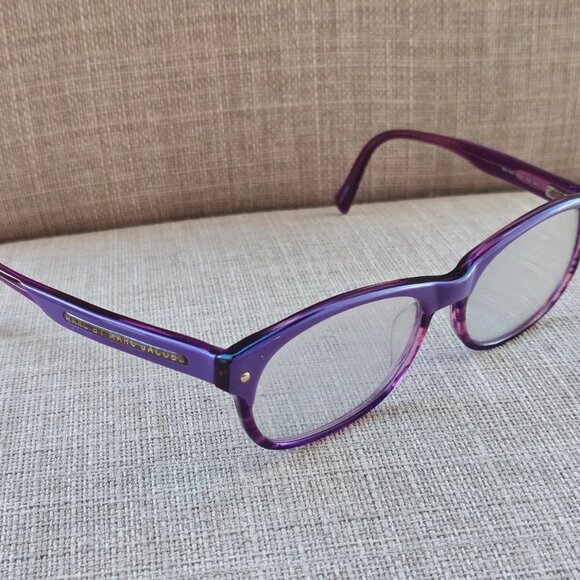 marc by Marc Jacobs Eyeglasses Frame Purple Tone MMJ482 52[]16 135 Glasses - Picture 4 of 12